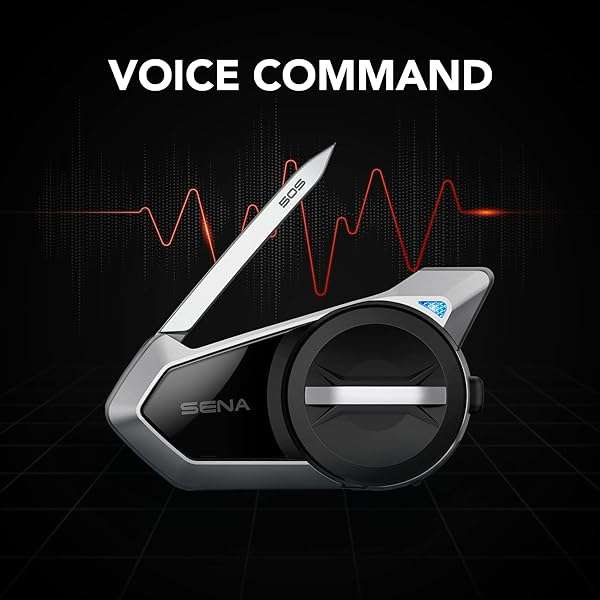 SENA Sena 50S Bluetooth Headset: Premium Motorcycle Communication with Harman Kardon Sound & Mesh Intercom - View 5 of 8