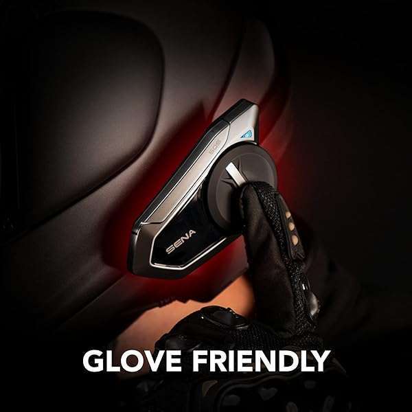 SENA Sena 50S Bluetooth Headset: Premium Motorcycle Communication with Harman Kardon Sound & Mesh Intercom - View 7 of 8
