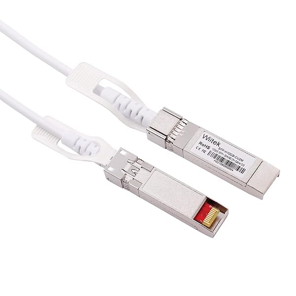 Wiitek Wiitek 2m 10GbE SFP+ DAC Twinax Cable for Ubiquiti, Fortinet, MikroTik & More - High-Speed 10Gbase-CU Direct Attach Cable - View 4 of 8