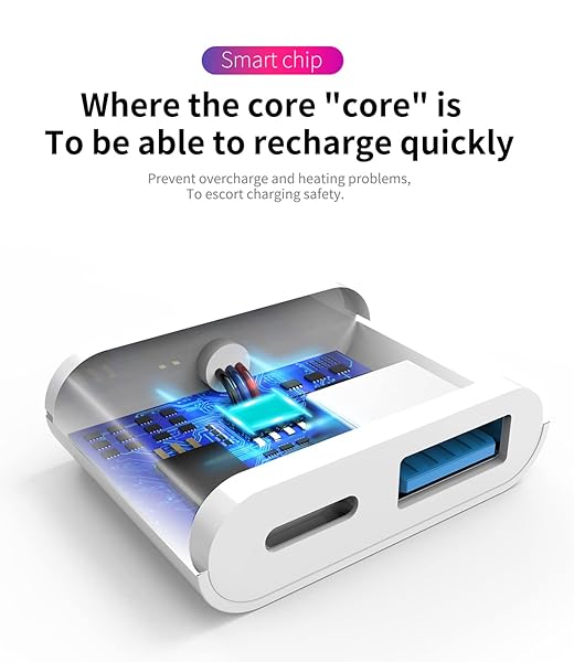 HOYULLI HOYULLI Lightning to USB A OTG Adapter for iPhone & iPad - Charge, Connect Keyboard, Mouse & More! - View 6 of 8