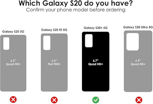 OtterBox OtterBox Symmetry Series Case for Samsung Galaxy S20 Plus and S20 Plus 5G Black Non-Retail Packaging - View 4 of 11