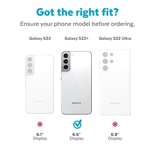 Speck Speck Presidio2 Grip Case for Samsung Galaxy S22+ - Durable Black/White Protection - View 10 of 10