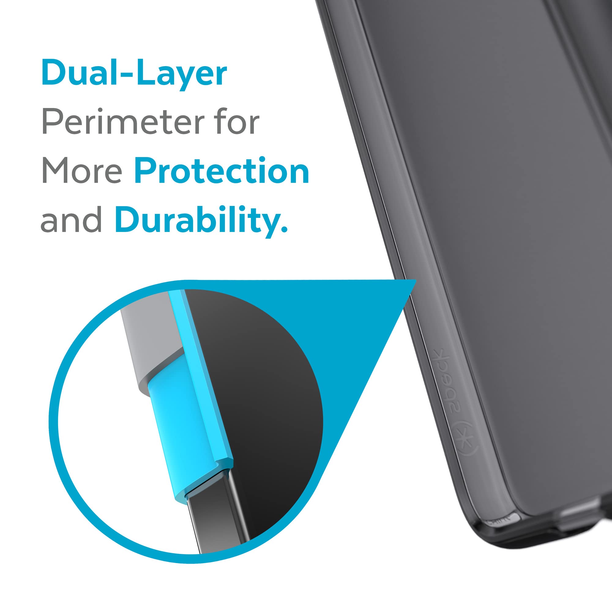 Speck Speck Presidio Perfect Mist Case for Samsung Galaxy S22 Plus Obsidian Color - View 3 of 8