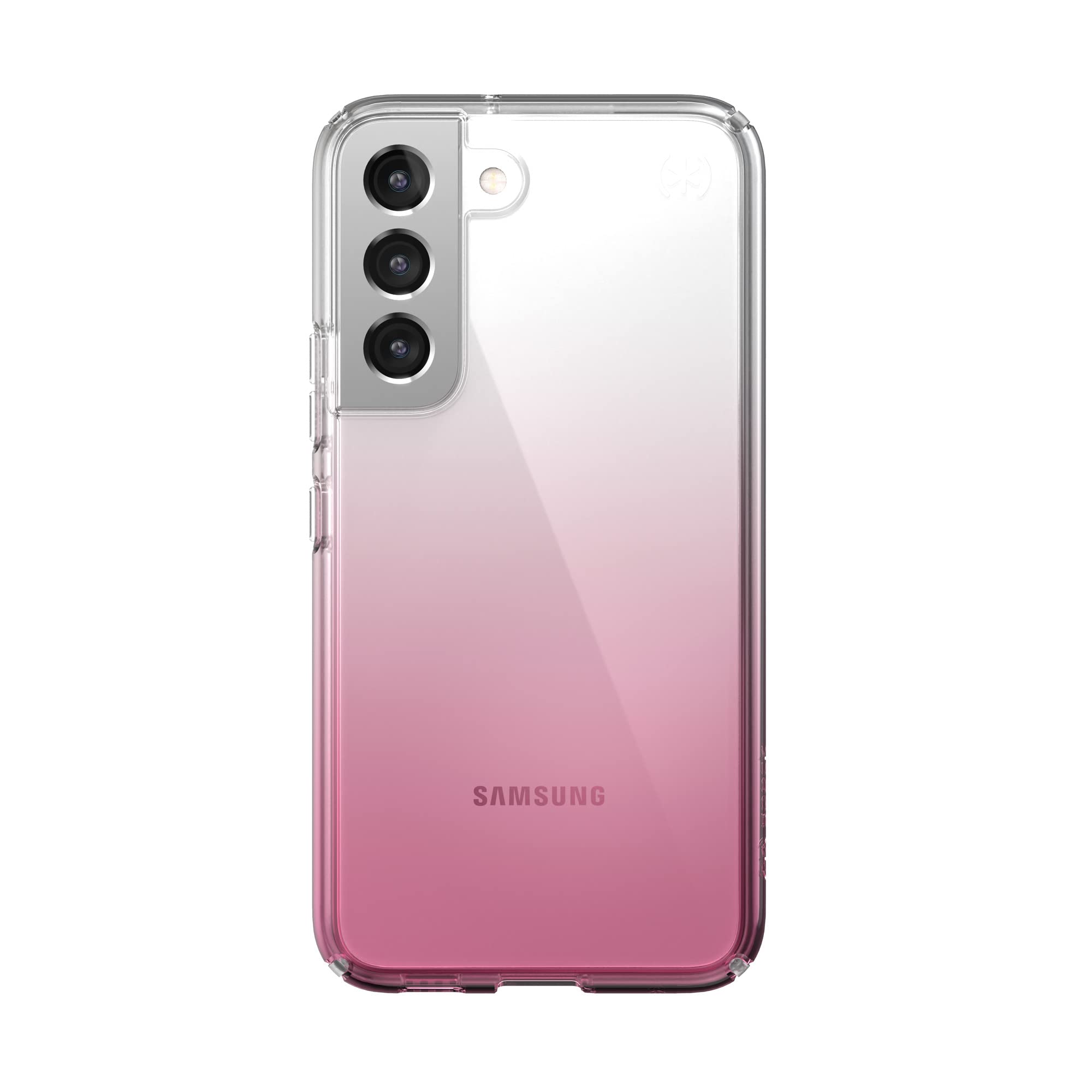 Speck Presidio Perfect Clear Ombre Case for Samsung Galaxy S22 in Clear and Vintage Rose Fade - View 2 of 9