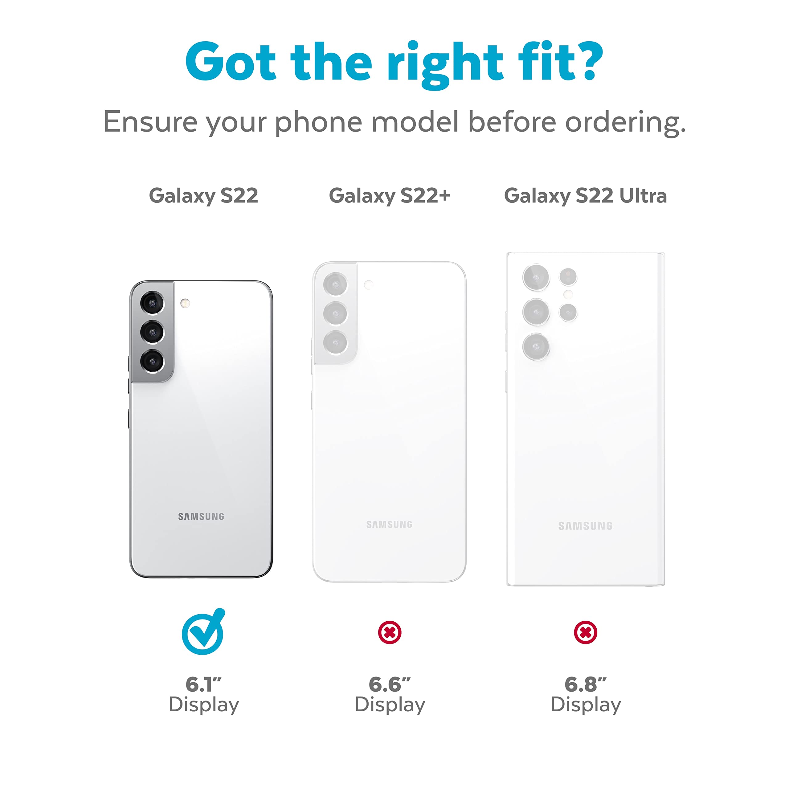 Speck Presidio Perfect Clear Ombre Case for Samsung Galaxy S22 in Clear and Vintage Rose Fade - View 9 of 9