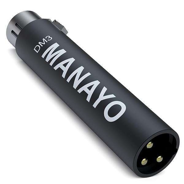 MANAYO High-Quality In-Line Microphone Preamplifier for Dynamic & Ribbon Mics - Boost Your Sound!