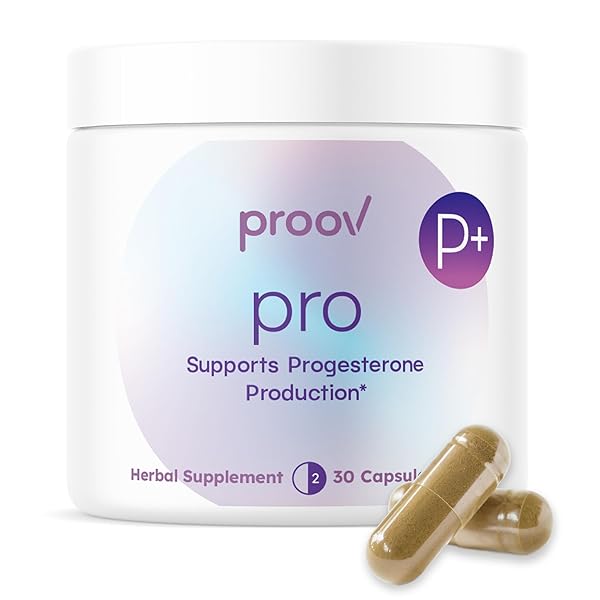Proov Proov Pro Herbal Supplement for Hormone Balance Fertility and Menopause Support with Vitex Ashwagandha Maca 30 Capsules 2 Month Supply