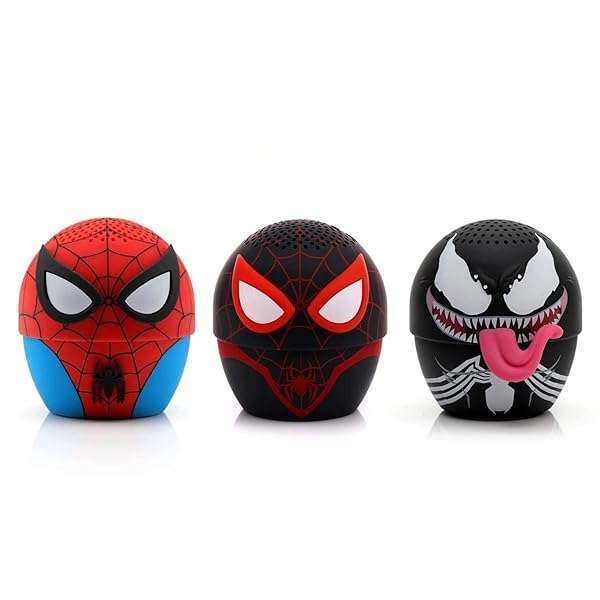 Bitty Boomers Bitty Boomers Marvel Spider-Verse Mini Bluetooth Speaker - Miles Morales Edition - View 10 of 10
