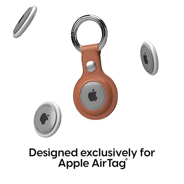 TalkWorks TalkWorks AirTag Cases 4-Pack: Silicone Keychain Holders for Luggage, Keys & Pets - Pink, White, Black, Navy - View 6 of 8