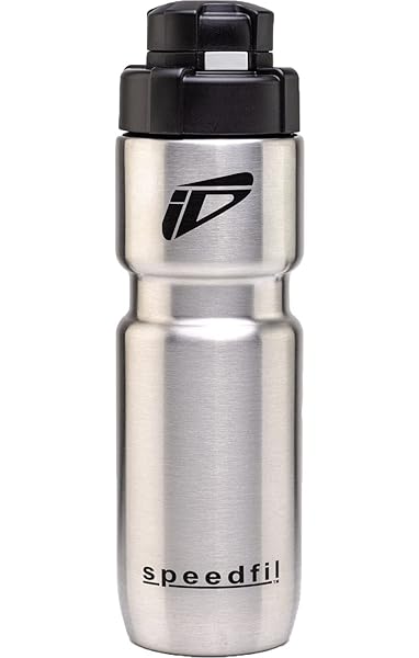 Speedfil Speedfil Speedflask 21 oz Vacuum Insulated Stainless Steel Cycling Water Bottle with Bounce Back Lid 2.0 Black - View 4 of 11