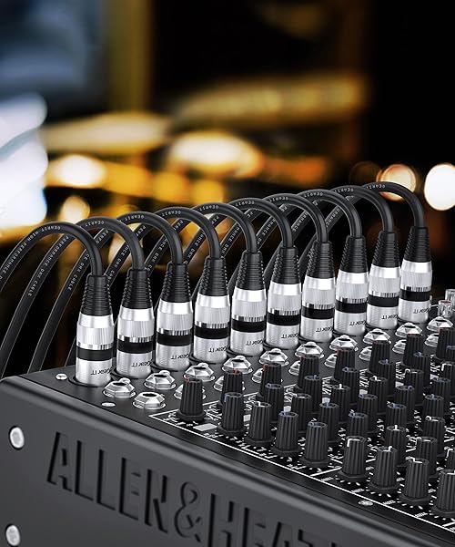 GEARit GearIT 100ft DMX to DMX Stage Lighting Cable 2-Pack - XLR Compatible for DJ, LED Lights, Mic Mixer & Studio Use - View 9 of 9