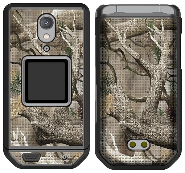 Nakedcellphone Outdoor Camouflage Case with Clip for CAT S22 Flip Phone - Slim Hard Shell & Rotating Belt Holster Combo - View 5 of 11
