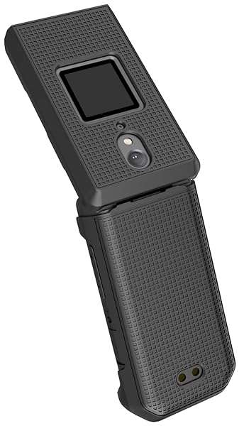 Nakedcellphone CAT S22 Flip Phone Case with Clip & Holster - Slim Hard Shell Cover by Nakedcellphone (Black) - View 8 of 11