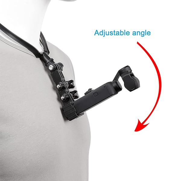 PellKing PellKing Neck Mount Holder for DJI Pocket 2 & Osmo Pocket 1 - POV Chest Accessory for First-View Shooting - View 5 of 9