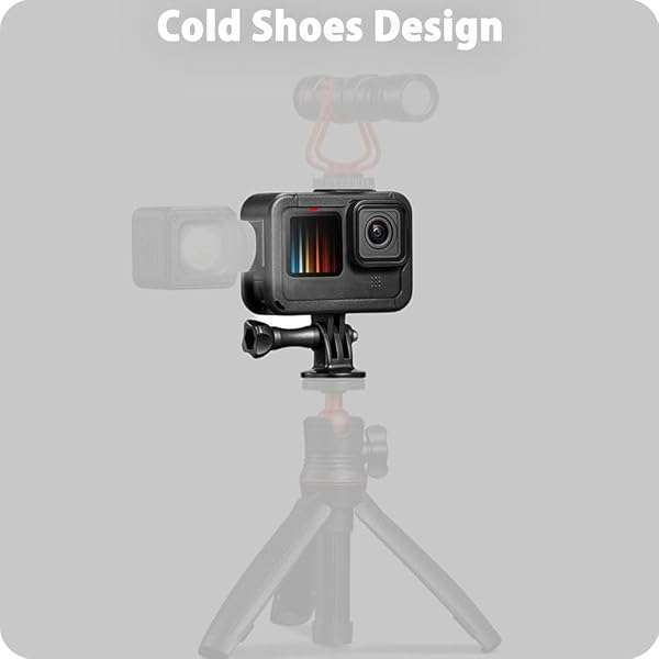 FiTSTILL FitStill GoPro Protective Accessories Kit: Frame Case, Vlog Cage, Cold Shoe Adapter & More for Hero 9-13 - View 6 of 9
