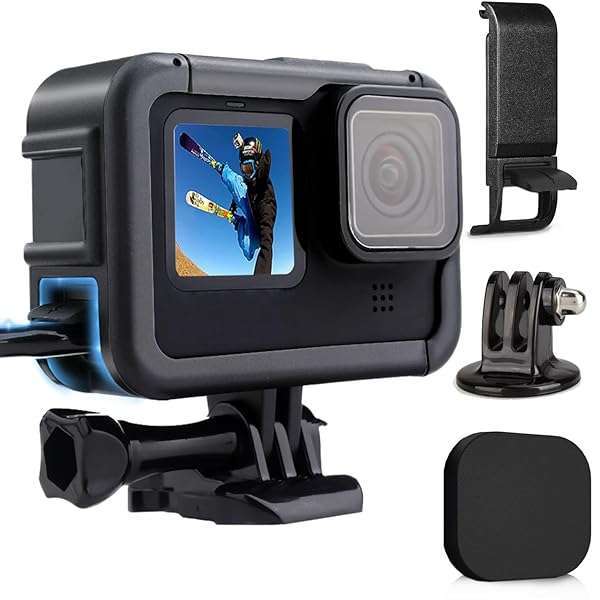 FiTSTILL FitStill GoPro Protective Accessories Kit: Frame Case, Vlog Cage, Cold Shoe Adapter & More for Hero 9-13 - View 3 of 9