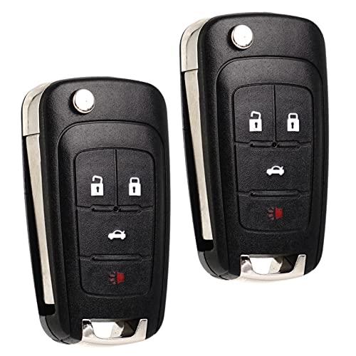 SUPALAND Chevy Key Fob Remote Replacement for Cruze, Equinox, Camaro, Impala, Malibu & More (2010-2019) - Keyless Entry Solutions