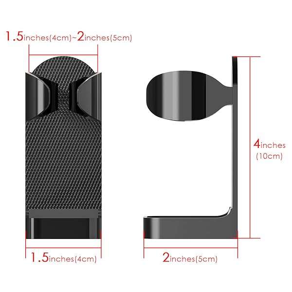 Linkidea Linkidea Adjustable Electric Shaver Holder - 2 Pack Self-Adhesive Razor Stand for Philips Series 7 & 9 - Shower Storage Solution - View 6 of 8