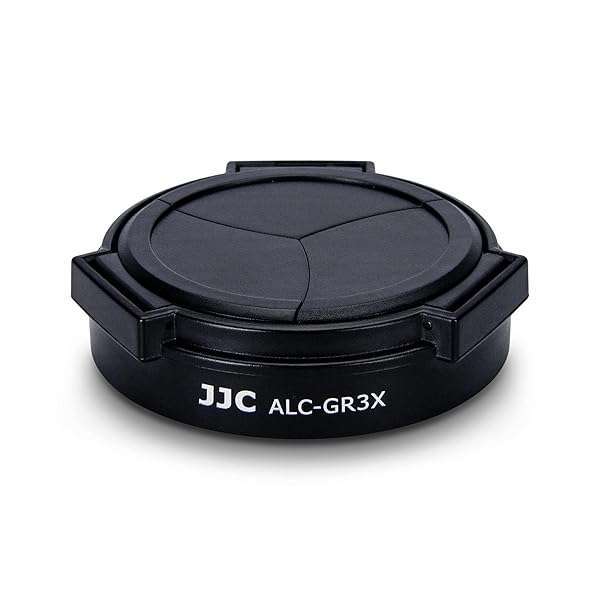 JJC Auto Open/Close Lens Cap for Ricoh GR IIIx - Dustproof, Anti-Scratch Protection