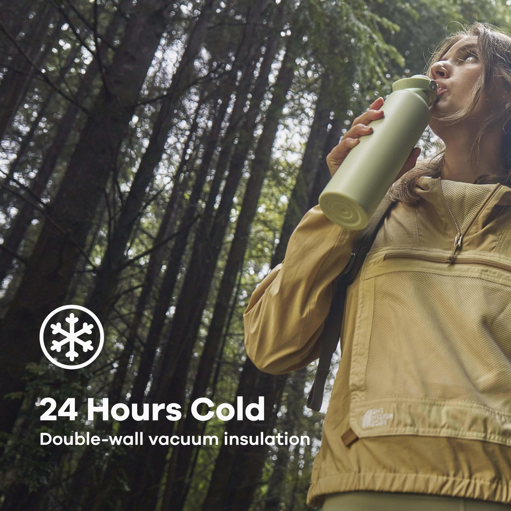 Hydro Flask Hydro Flask Standard Flex Straw Cap Black for 24 Oz Bottles - Durable & Convenient - View 5 of 8