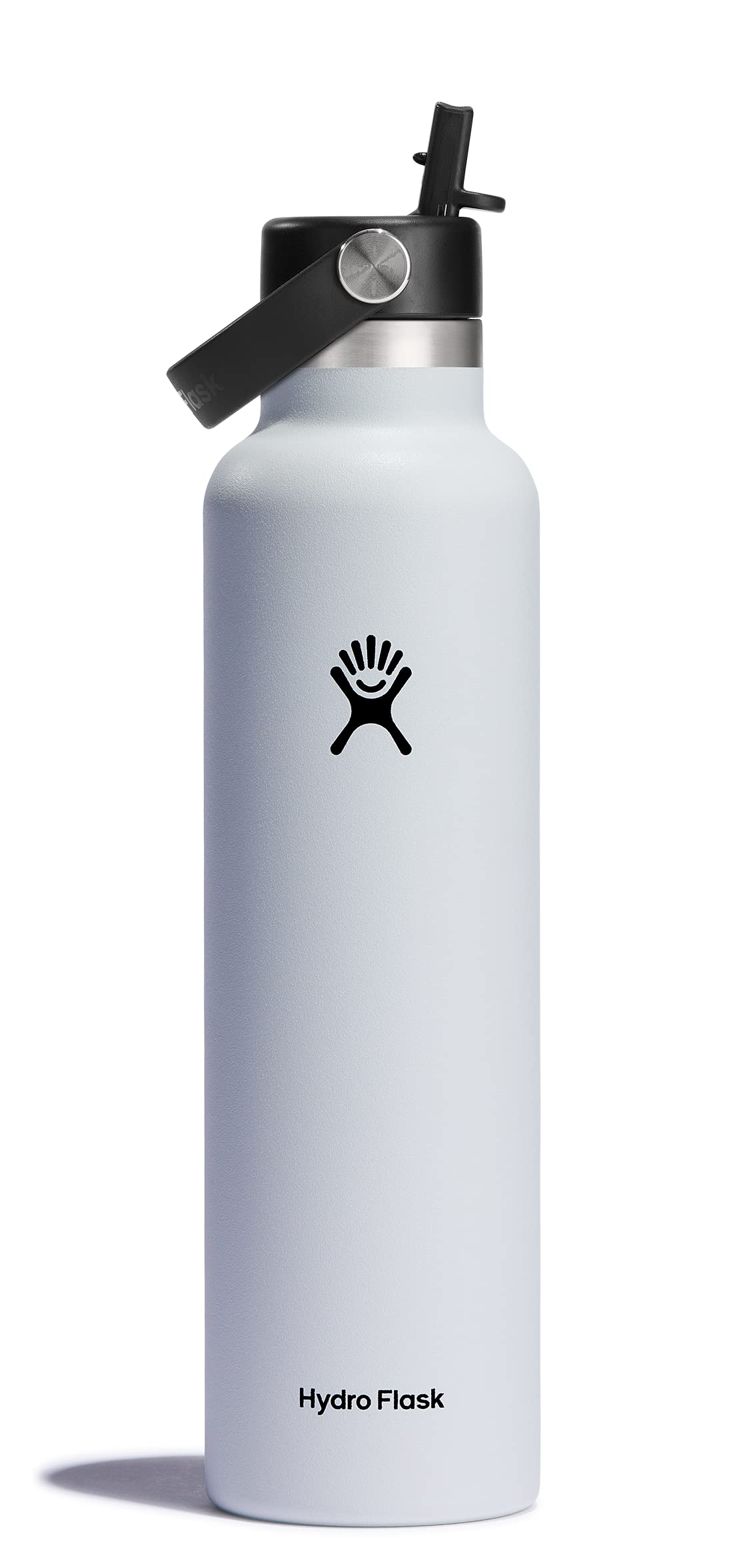Hydro Flask Standard Flex Straw Cap White 24 Oz for Easy Hydration on the Go