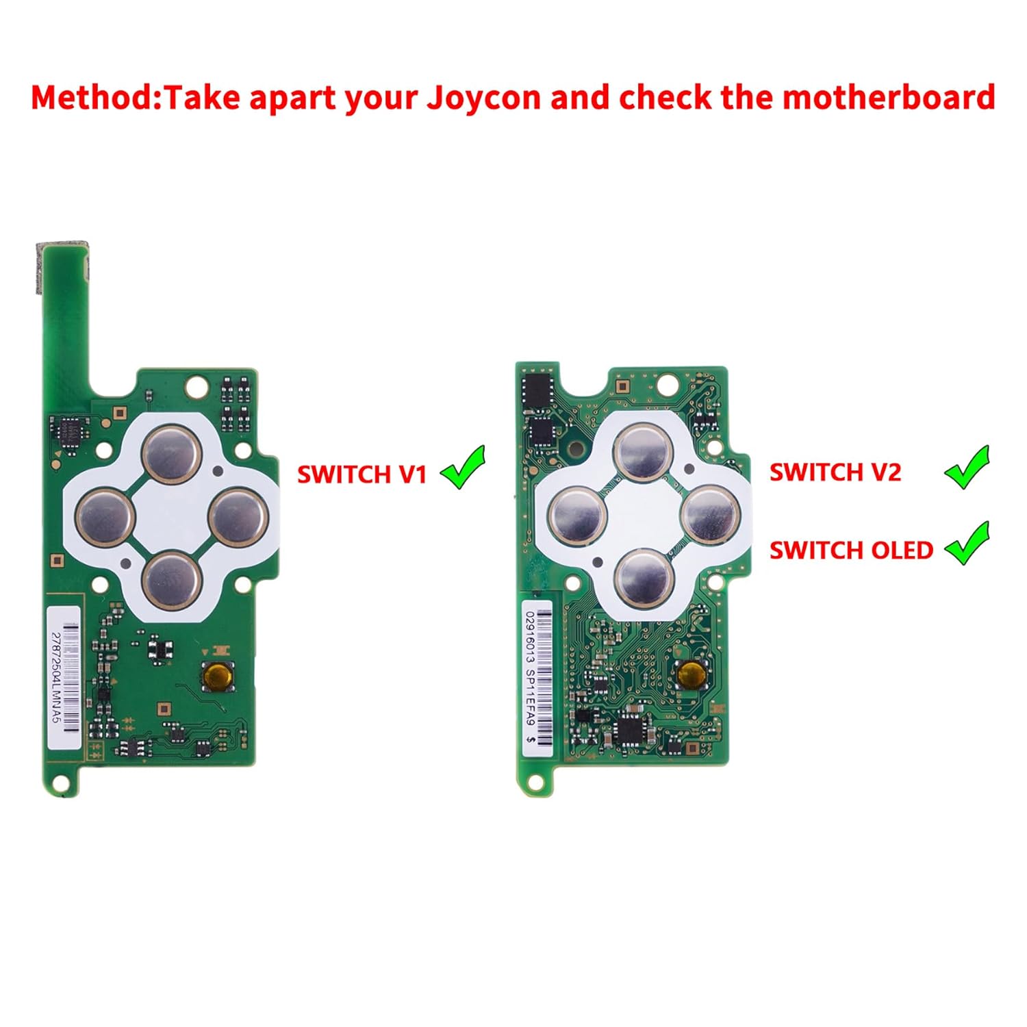 eXtremeRate eXtremeRate 7 Colors 9 Modes NS Joycon DFS LED Kit for Nintendo Switch and Switch OLED Model Joycon with Chrome Gold ABXY Trigger Buttons - View 2 of 9