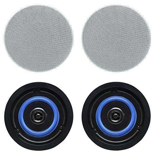 Herdio "Herdio 320W 2-Way Flush Mount Ceiling Speakers - 4" for Bathroom, Kitchen, Living Room & Office - Set of 4" - View 4 of 9