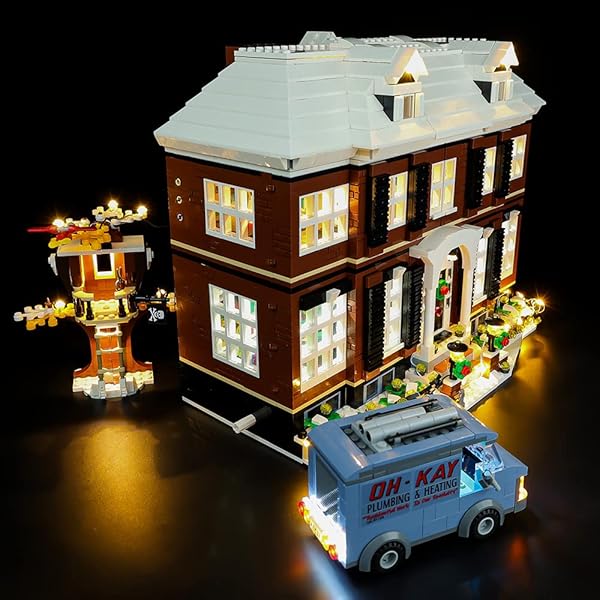 SIROD SIROD LED Light Kit for Lego Home Alone 21330 Enhance Your Lego Ideas Building Blocks Model with Bright Lighting