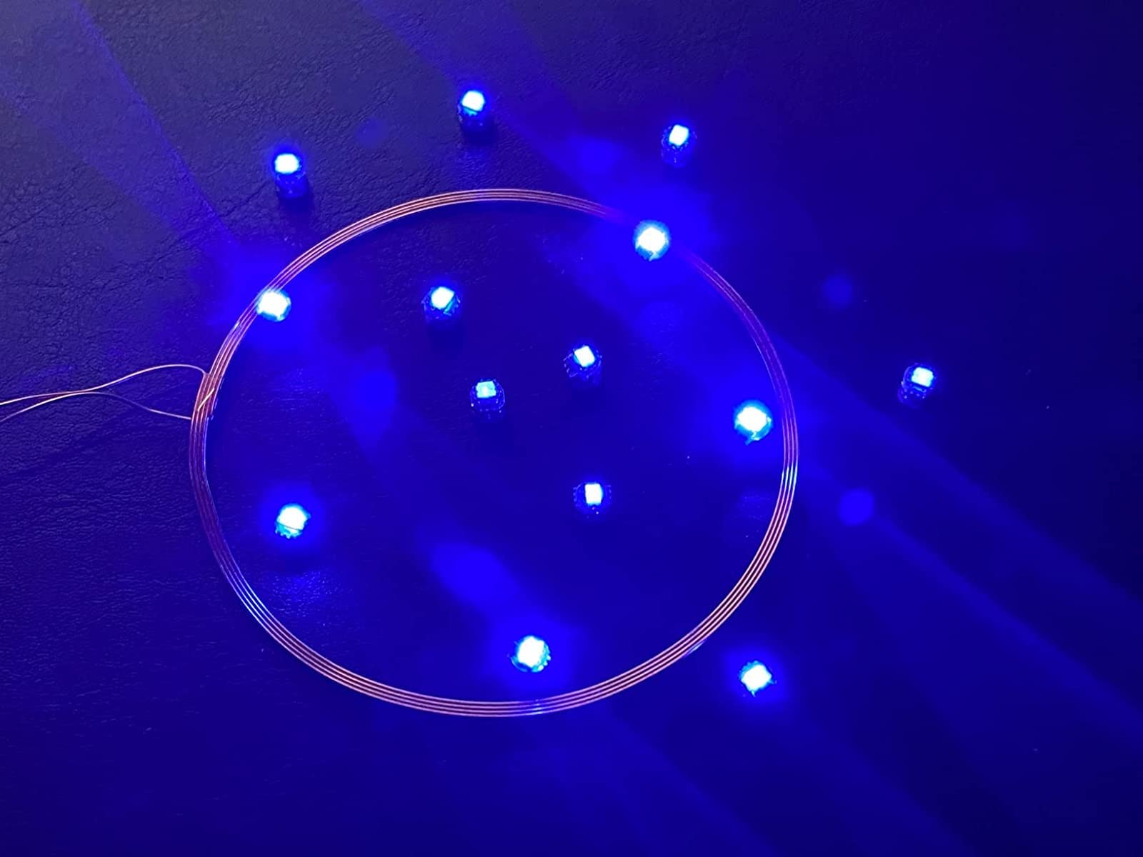 Taidacent Taidacent 80mm Long Distance 5V Wireless LED Coil Inductive Module with Ten Colorful Adjustable Brightness LED Lights - View 9 of 9