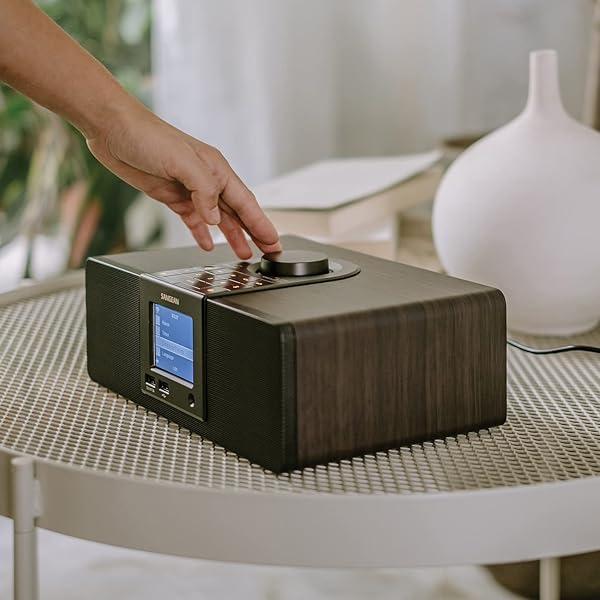 Sangean Buy Sangean WFR-32 Wi-Fi Internet Radio: 7W Stereo, Bluetooth, Stylish Wood Cabinet - Perfect for Home Audio - View 7 of 9