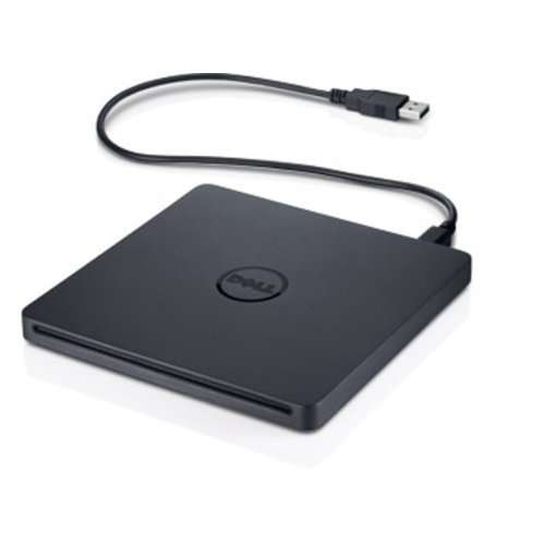 DellComputres Ultra Slim USB DVD/CD Drive - Portable RW Burner for Dell, HP, Lenovo, Acer Laptops & Desktops - Plug & Play for Windows 10/8/7