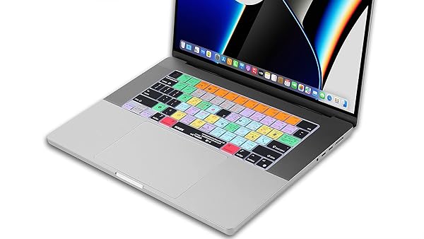 XSKN XSKN Silicone Keyboard Cover for 2021 MacBook Pro M1 Pro M1 MAX 14.2 inch 16.2 inch Ableton Live Shortcuts Hotkeys US Version - View 5 of 8