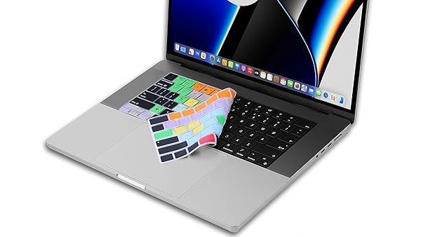 XSKN XSKN Silicone Keyboard Cover for 2021 MacBook Pro M1 Pro M1 MAX 14.2 inch 16.2 inch Ableton Live Shortcuts Hotkeys US Version - View 6 of 8