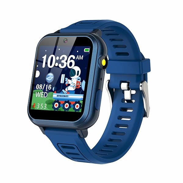 Tixpc Smart Watch for Kids with Games HD Touch Screen Camera Music Player Pedometer Alarm Clock Gifts for Boys 4-12 Years Old