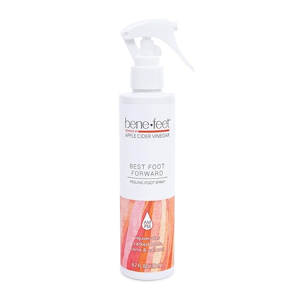Benefeet Benefeet Best Foot Forward Peeling Spray: Rejuvenate Cracked Heels & Calluses with Shea Butter & Tea Tree Oil