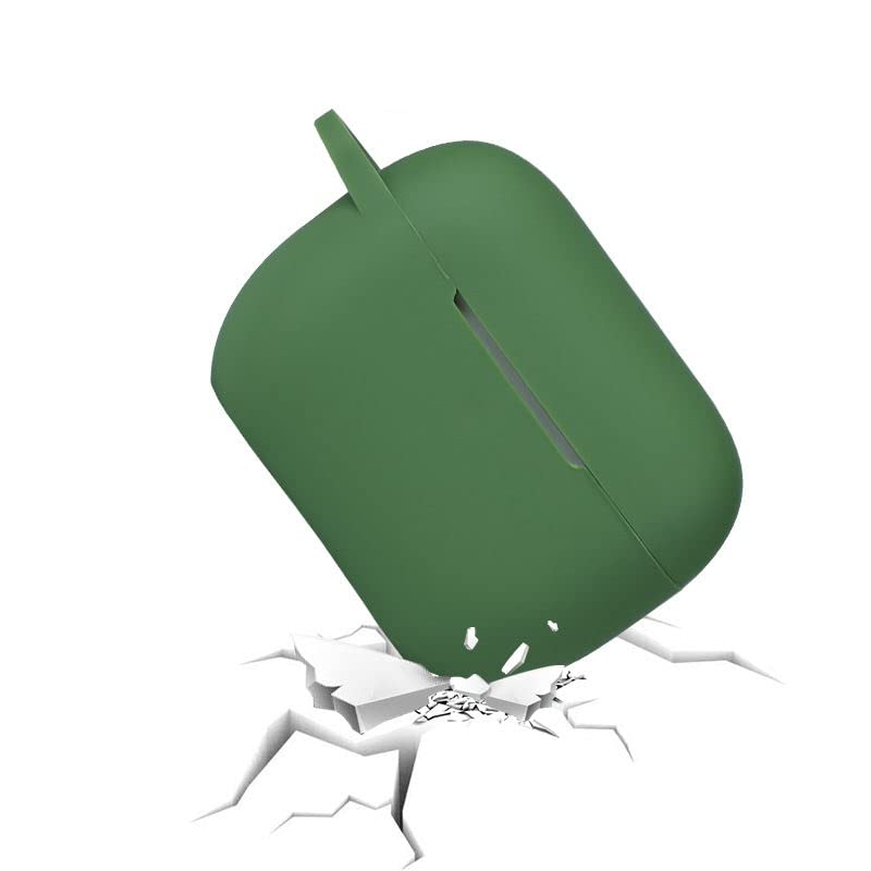 IceSword AirPods Pro 2nd 1st Generation Case Cover Full Protective Silicone Soft Shell Keychain for Men Women Green - View 9 of 9