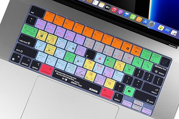 XSKN XSKN Ableton Live Shortcut Keyboard Cover for 2021 MacBook Pro 14 US Layout Silicone Skin K-399 0 - View 7 of 7