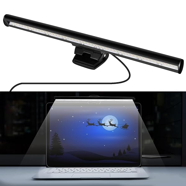 skybess Skybess Monitor Lamp Bar for Laptop Adjustable Brightness USB LED Light for Office Home Eye Protection Space Saving No Screen Glare