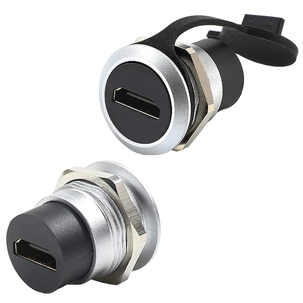 Buy PENGLIN 2PCS HDMI Panel Mount Coupler - 4K Female to Female Connector with Dustcap for Easy HDMI Extension