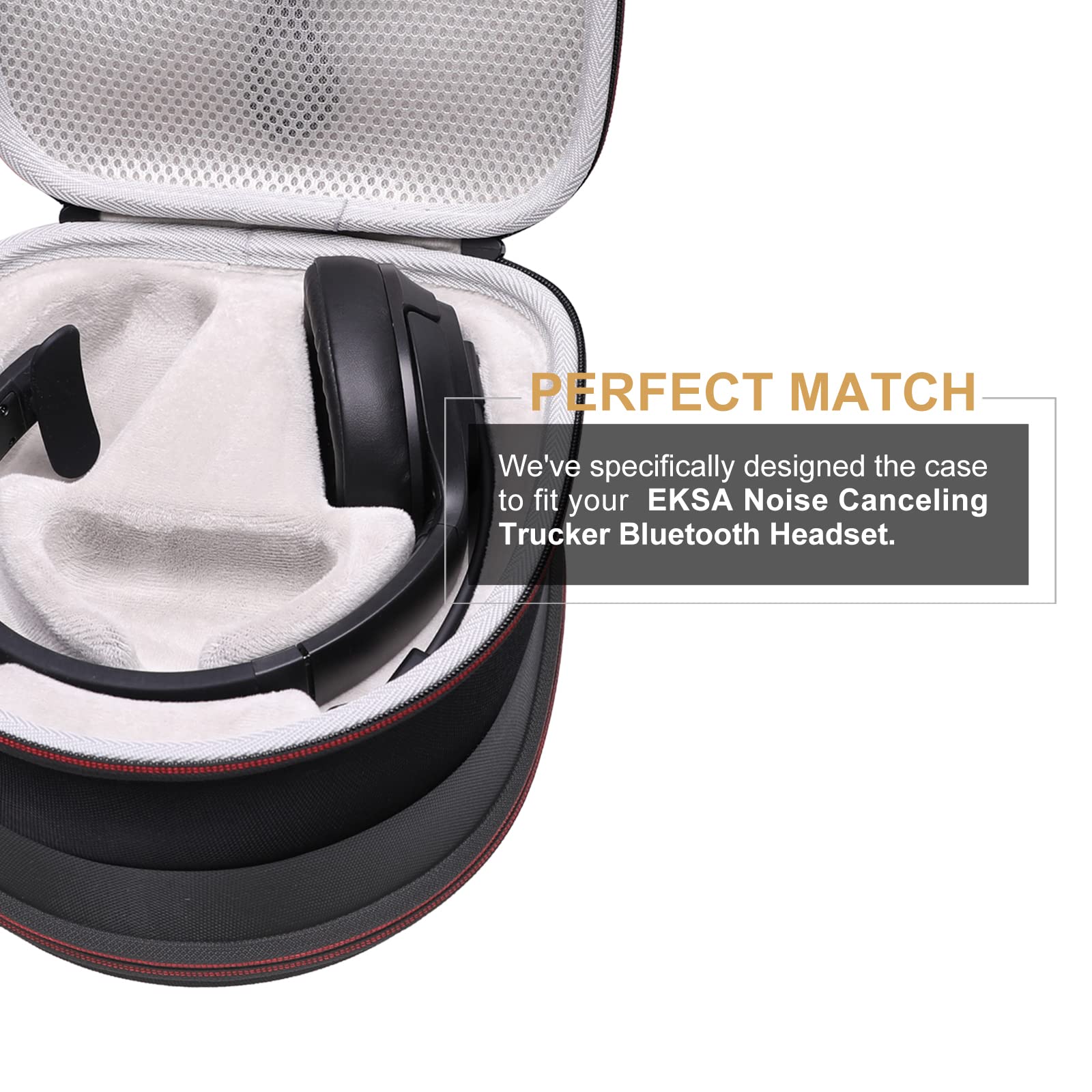 LTGEM Hard Case for BlueParrott and JLab Go Work Gen 2 Bluetooth Headsets Travel Protective Storage Bag - View 3 of 8