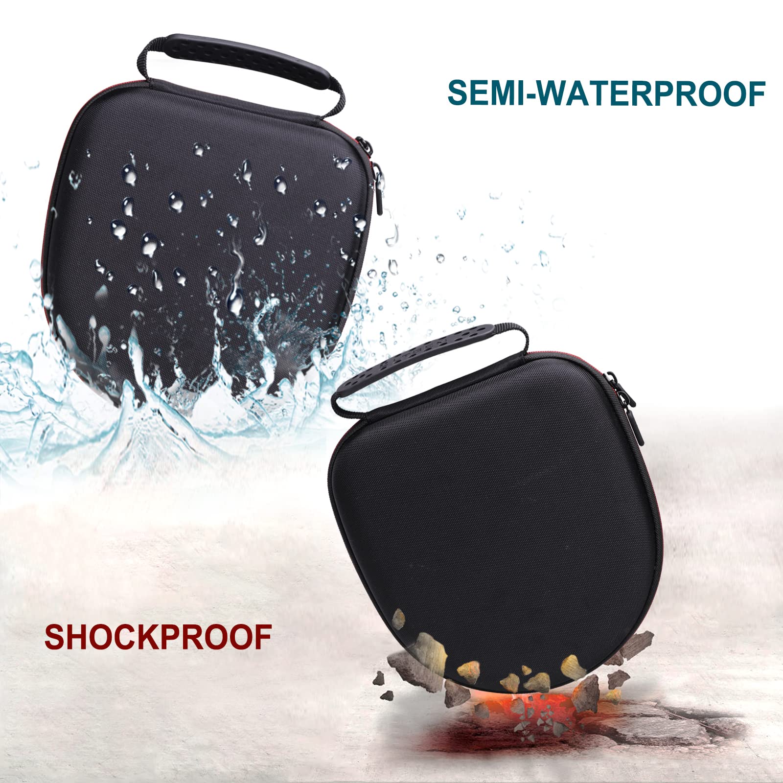 LTGEM Hard Case for BlueParrott and JLab Go Work Gen 2 Bluetooth Headsets Travel Protective Storage Bag - View 5 of 8