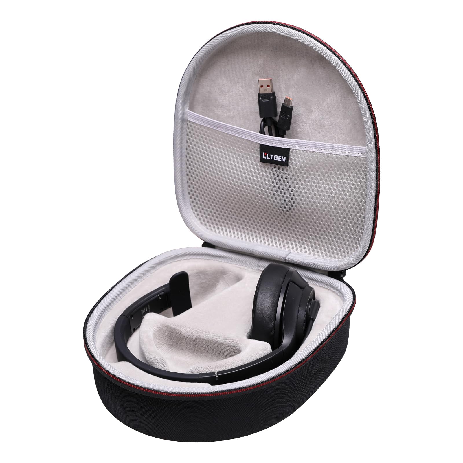 LTGEM Hard Case for BlueParrott and JLab Go Work Gen 2 Bluetooth Headsets Travel Protective Storage Bag