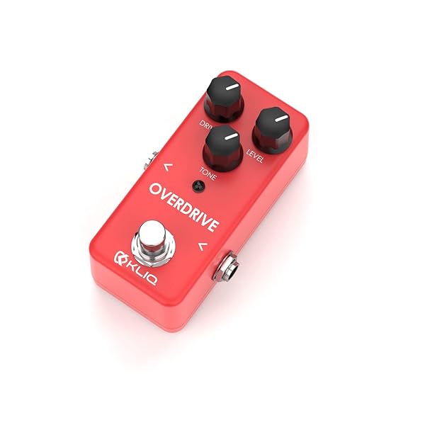 KLIQ Music Gear Discover KLIQ Tiny-Overdrive Effect Pedal: Perfect for Guitar & Bass Players! - View 3 of 5