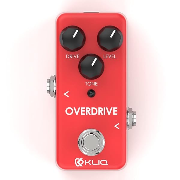 KLIQ Music Gear Discover KLIQ Tiny-Overdrive Effect Pedal: Perfect for Guitar & Bass Players! - View 2 of 5