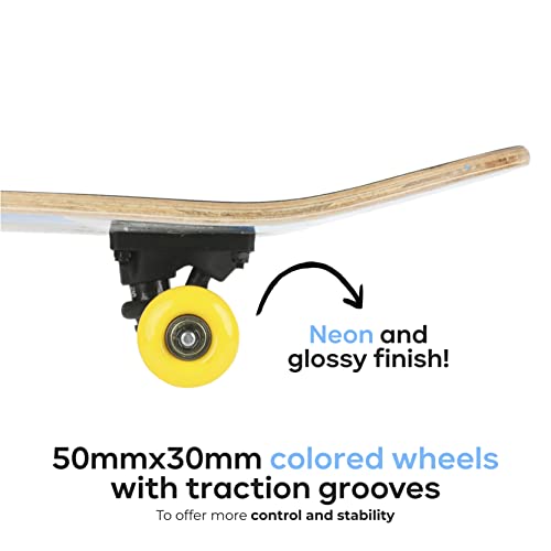 Voyager Sonic The Hedgehog 31-Inch Skateboard: 9-Ply Maple Deck for Cruising, Carving, Tricks & Downhill Fun - View 5 of 8