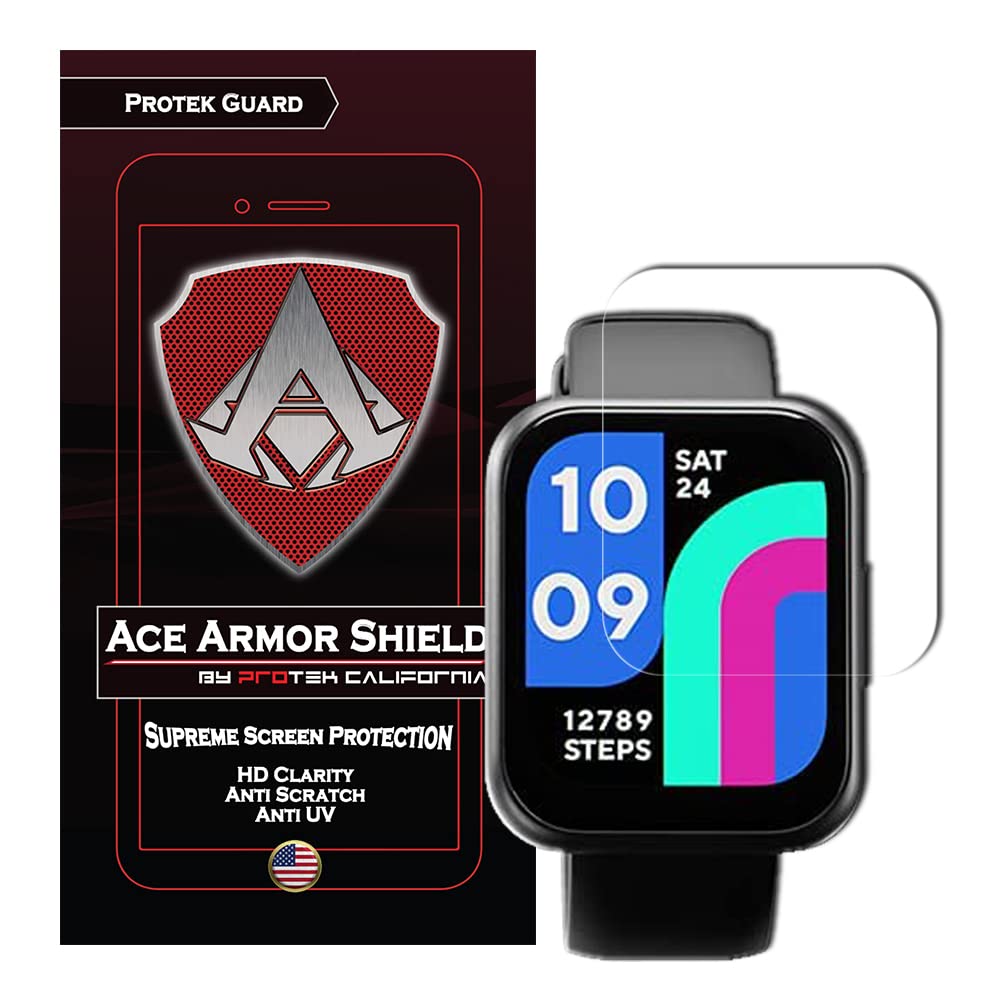 A ACE ARMOR SHIELD BY PROTEK CALIFORNIA 4 Pack Ace Armor Shield Edge to Edge Screen Protector for WYZE Watch 47mm