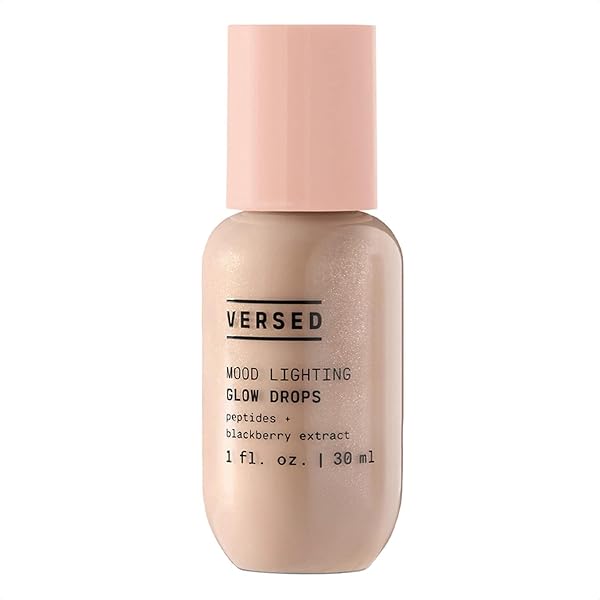 Versed Versed Mood Lighting Glow Drops: Vegan Liquid Highlighter & Bronzer with Antioxidants & Hyaluronic Acid