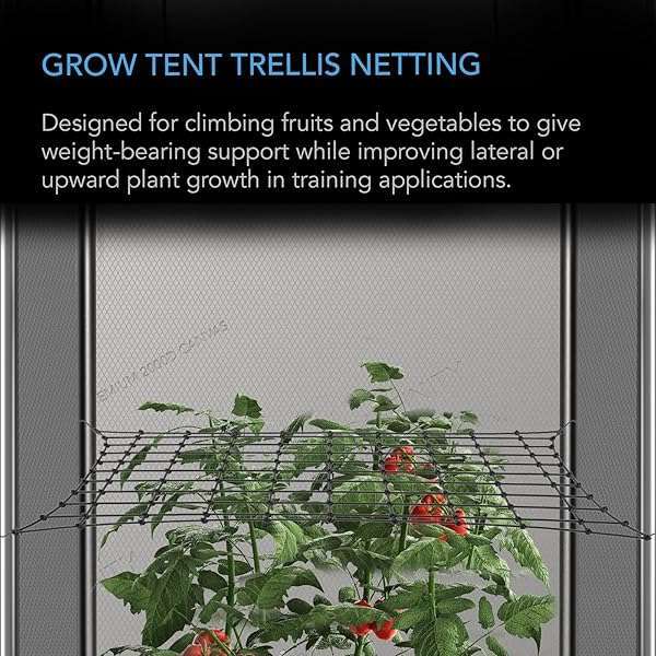 AC Infinity AC Infinity 2x4' Grow Tent Trellis Netting - Heavy-Duty Plant Support for Hydroponics & Gardening - View 2 of 5