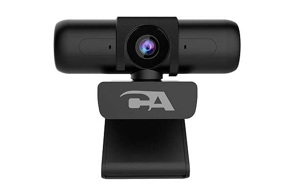 Cyber Acoustics CA Essential Super HD Webcam WC-3000: Zoom Certified 5MP, Autofocus, Dual Mics, 30fps Video - View 2 of 8