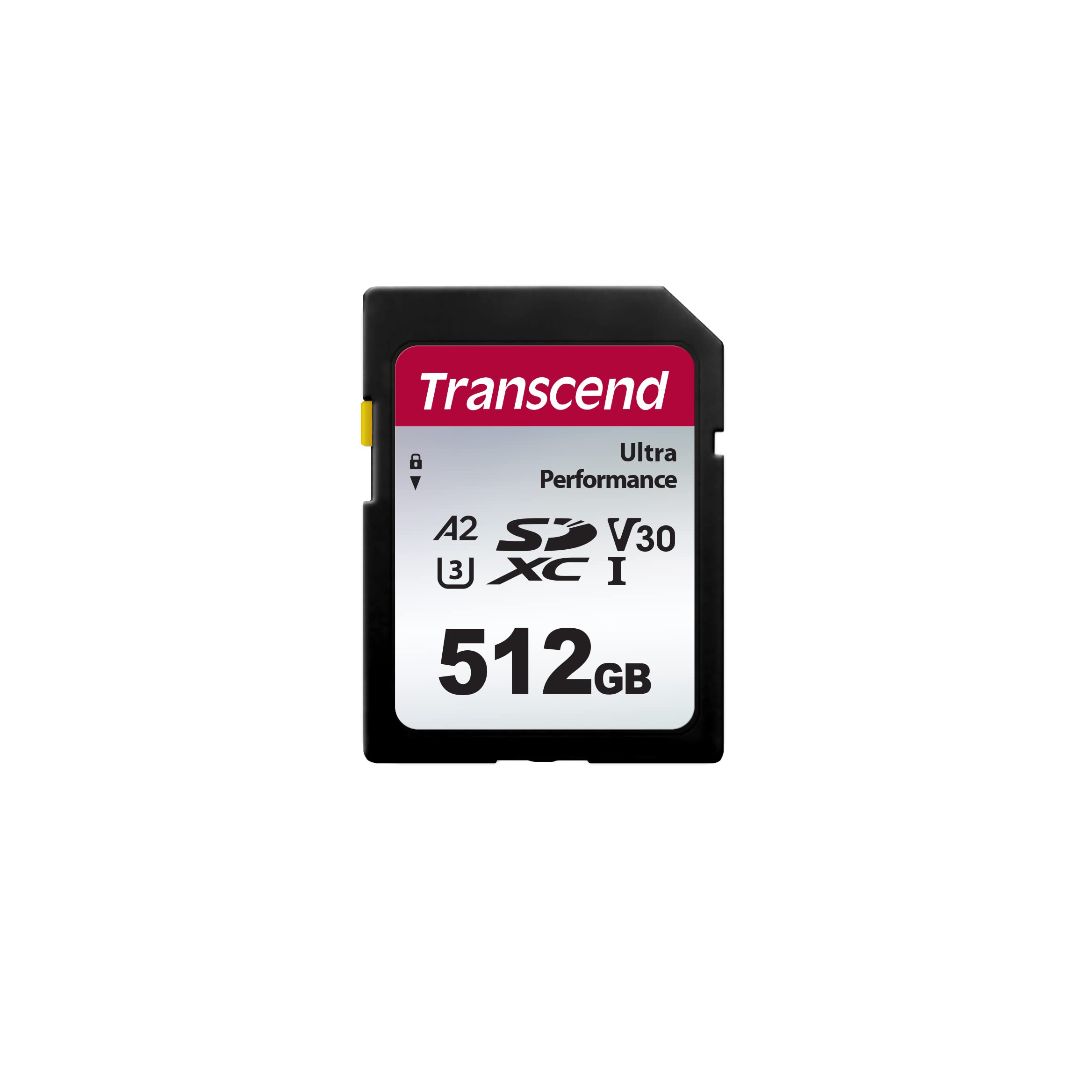 Transcend Transcend 512GB 340S SD Card U3 V30 4K UHD A2 Ultra Performance Up to 160MBs for DSLR Video Camera Action Camera Drone